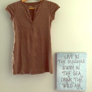 🍍LAST CHANCE, DONATING SOON🌺 Brown tee